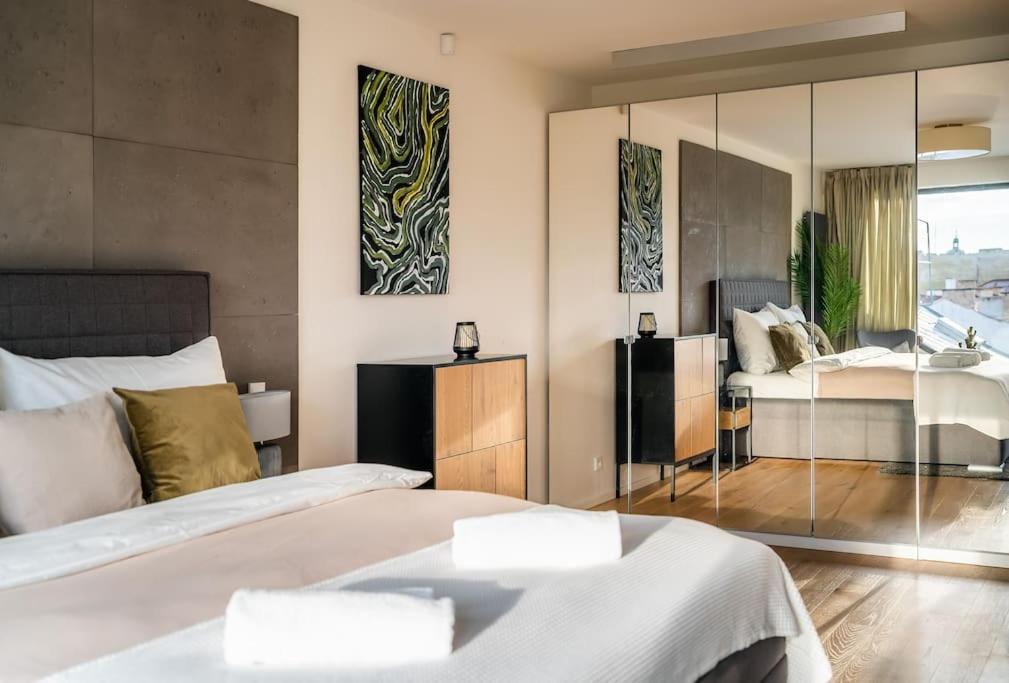 5br+2bath Old Town Industrial Penthouse, A/c Appartamento Praga